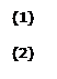 : (1)    (2)