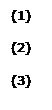 : (1)    (2)    (3)